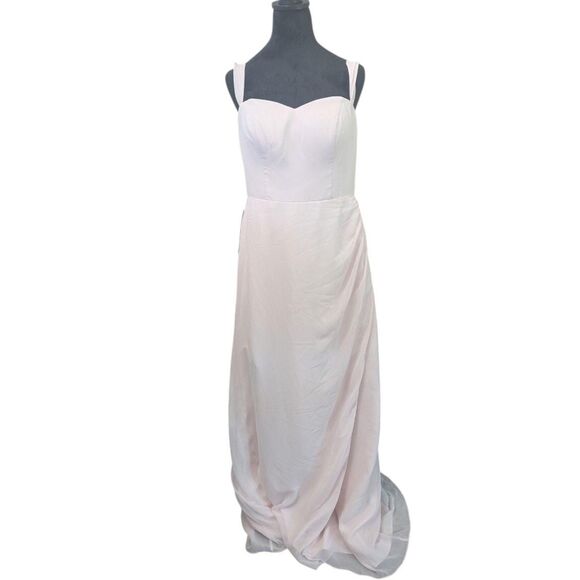 Azazie Light Pink Formal Gown, NWT, Size A10 - Picture 1 of 7